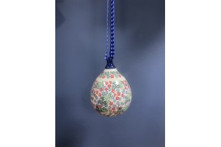 185 Bunzlau Kerstbal Druppel vorm 2419 